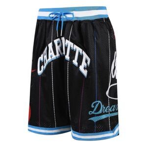 Dreamville x Headgear Classics Embroidered Charlotte Basketball Shorts Black Blu